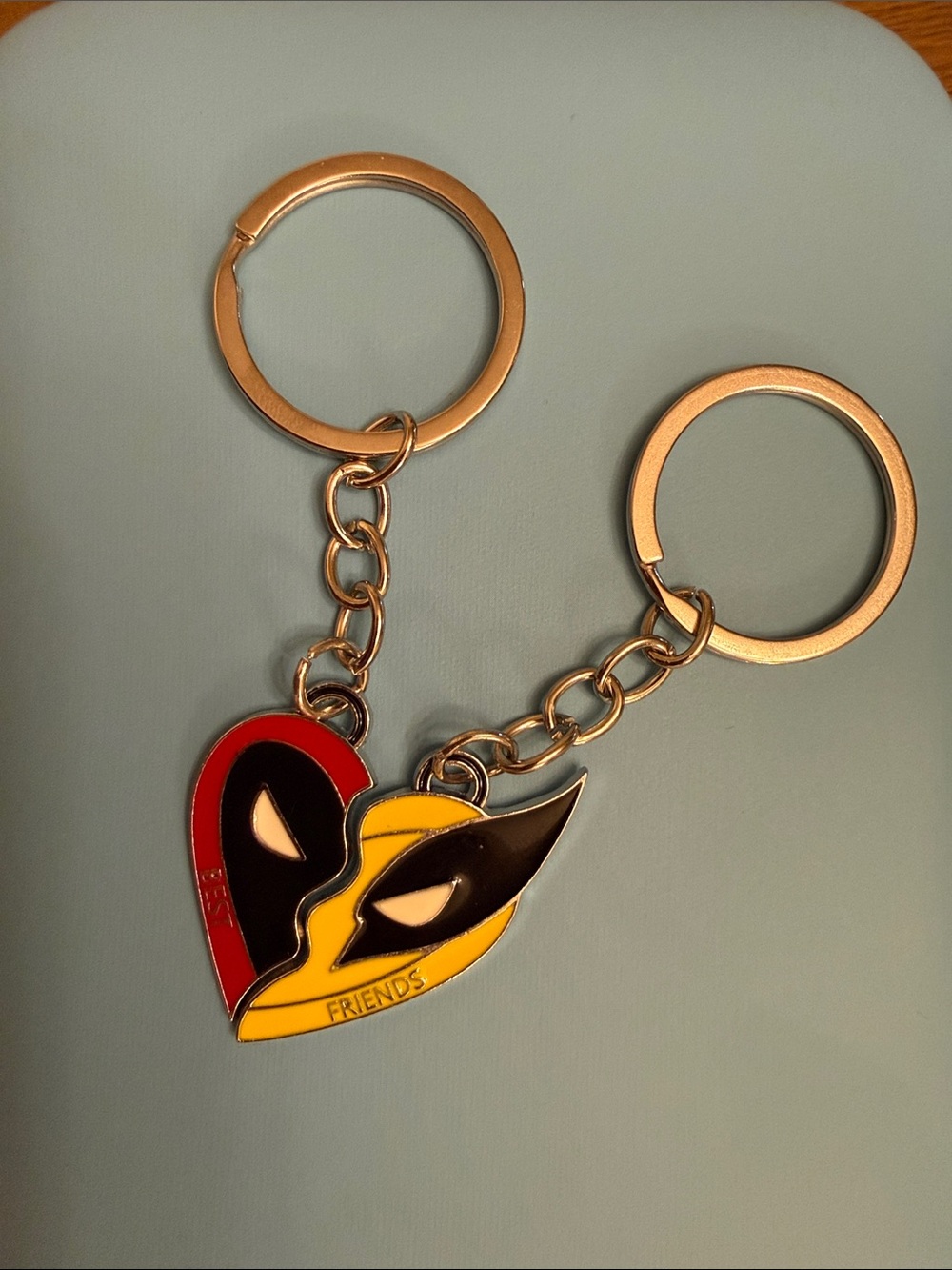 Deadpool and Wolverine Friends Dual-Keychain